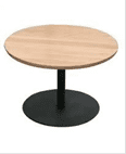 Round Disc Base Coffee Table