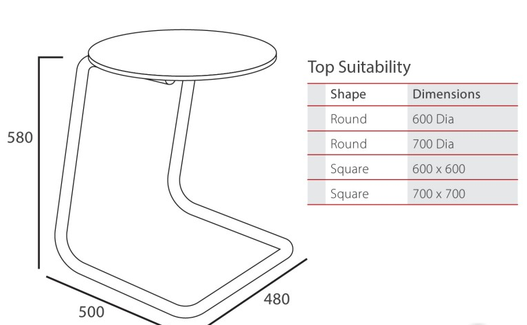 Laptop Table - Kelso
