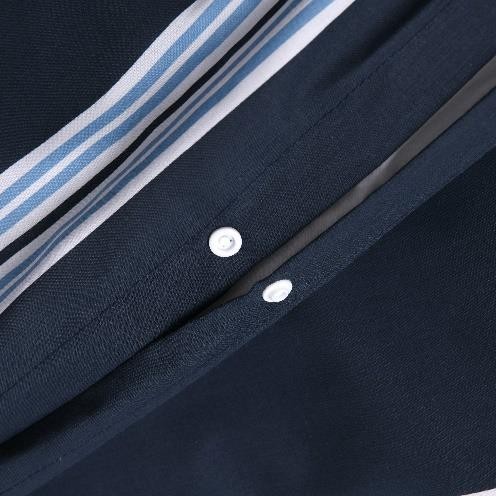 Quilt Cover Set - Hudson Stripe Navy